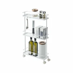 Yamazaki Tower Keukentrolley 3-laags - Wit