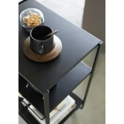 Yamazaki Tower Keukentrolley 3-laags - Zwart