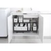 Yamazaki Tower Organizer Uitschuifbaar 2-laags - Zwart