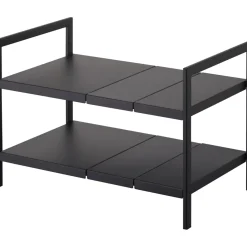 Yamazaki Tower Organizer Uitschuifbaar 2-laags - Zwart