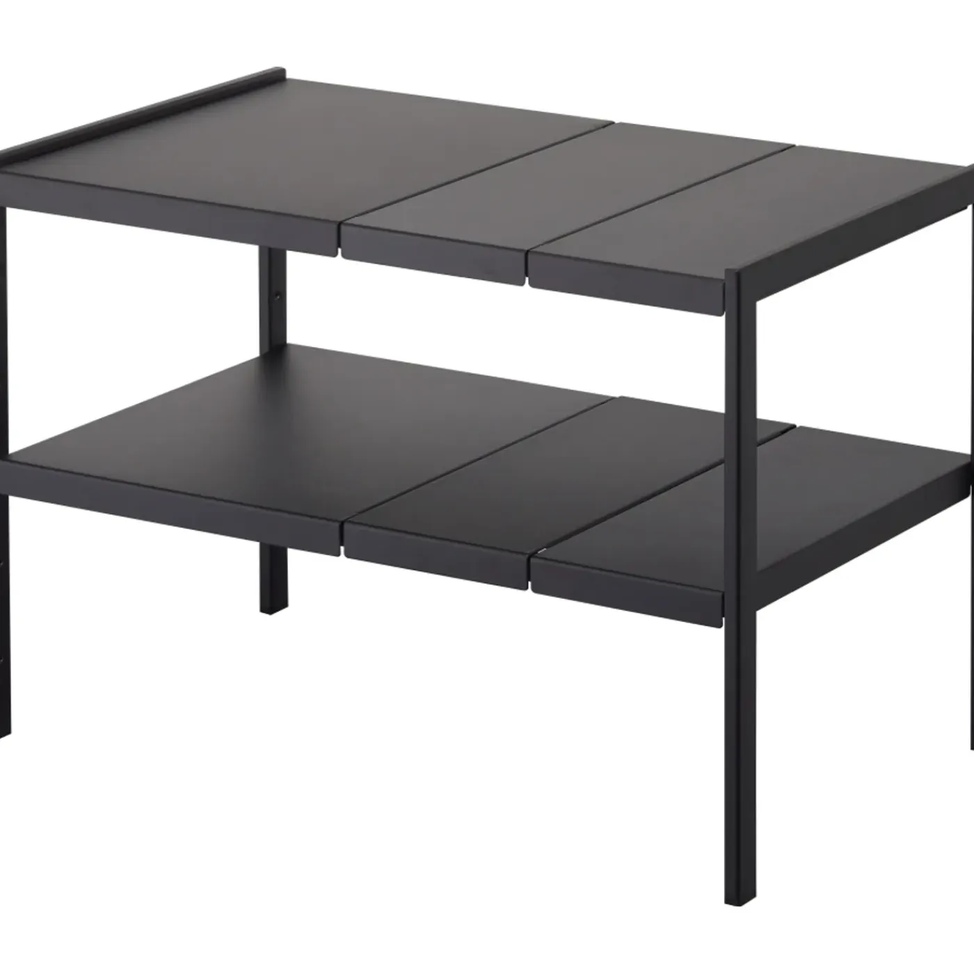 Yamazaki Tower Organizer Uitschuifbaar 2-laags - Zwart