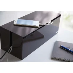 Yamazaki Web Kabelbox - Bruin/zwart