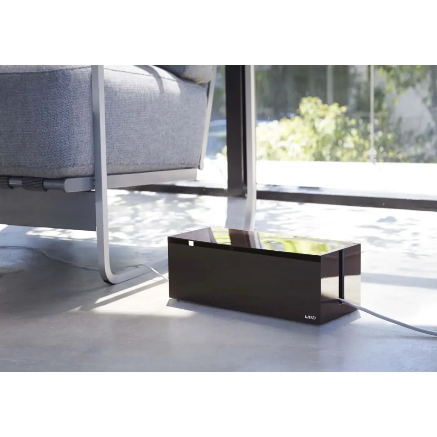 Yamazaki Web Kabelbox - Bruin/zwart