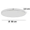 Ylumen Plafondplaat Diam. 50cm Zonder Gaten Beige