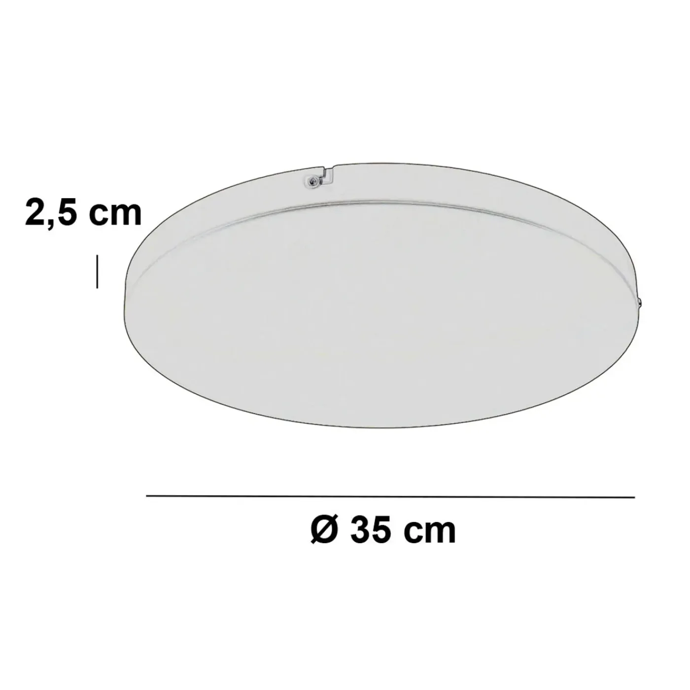 Ylumen Plafondplaat Diam. 35cm Zonder Gaten Beige