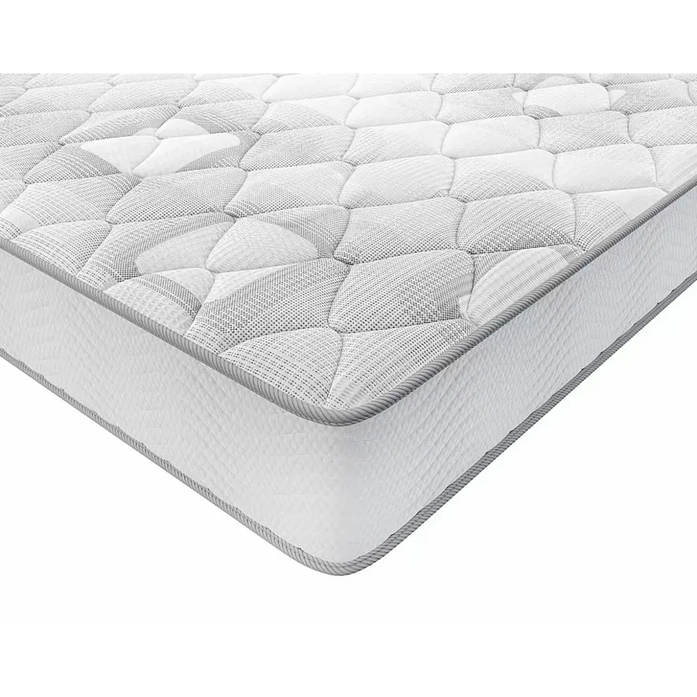 Ysmée Standaardmatras Songe Wit - L 190cm X B 90cm X H 20cm