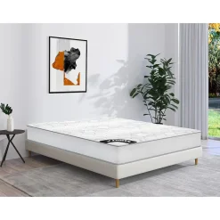 Ysmée Standaardmatras Songe Wit - L 190cm X B 140cm X H 20cm