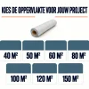 White Label Zelfklevende Ondervloer Voor Dryback Plak Pvc 120 M²