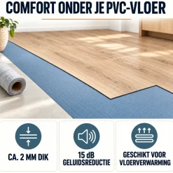 White Label Zelfklevende Ondervloer Voor Dryback Plak Pvc 120 M²