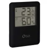 Zenitech Magnetische Hygrometerthermometer - Zwart