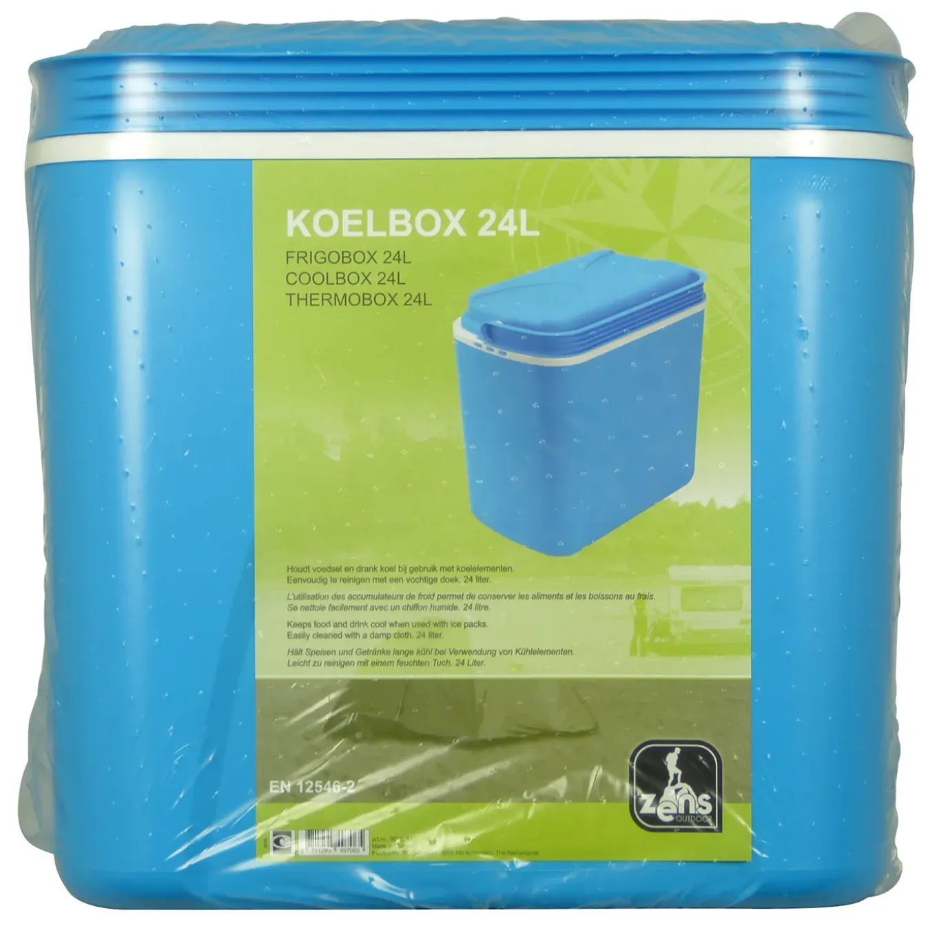 Zens koelbox blauw 24 liter