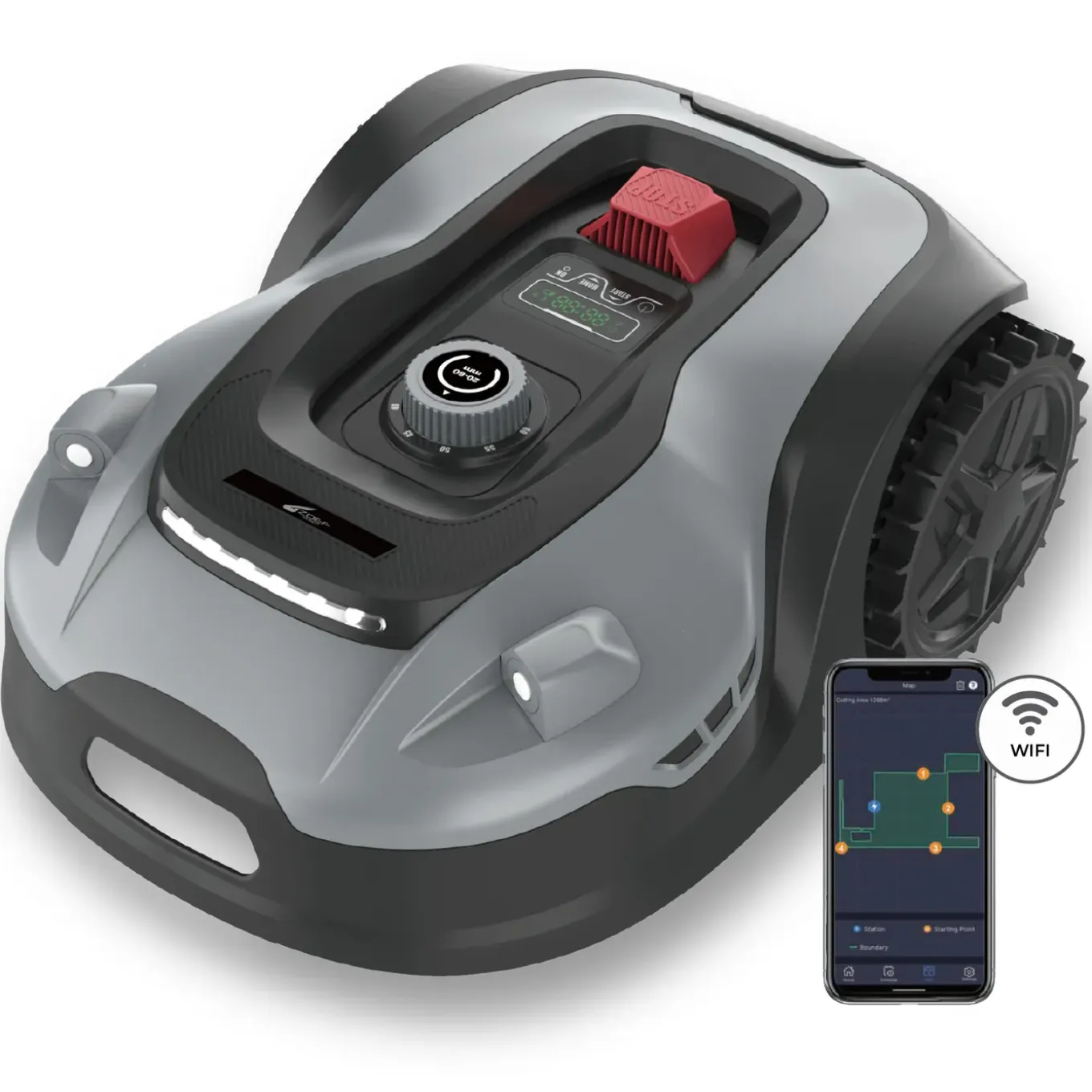 Zoef Robot - Robotmaaier Hans 2000m² - Robotgrasmaaier met bluetooth en App - Grasmaaier