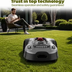 Zoef Robot - Robotmaaier Hans 2000m² - Robotgrasmaaier met bluetooth en App - Grasmaaier