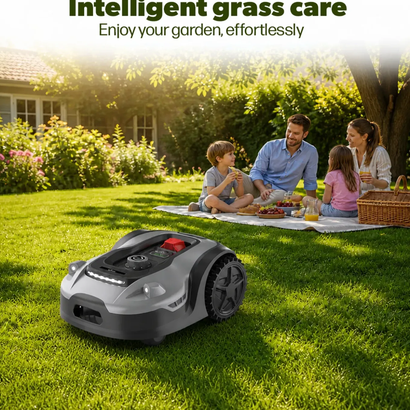 Zoef Robot - Robotmaaier Hans 2000m² - Robotgrasmaaier met bluetooth en App - Grasmaaier